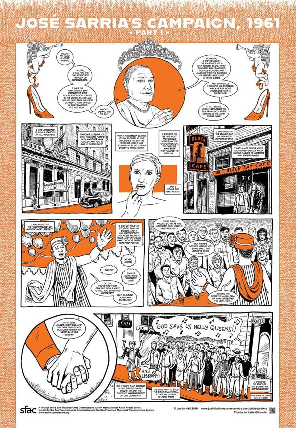 Jos\u00e9 Sarria Campaign Justin Hall