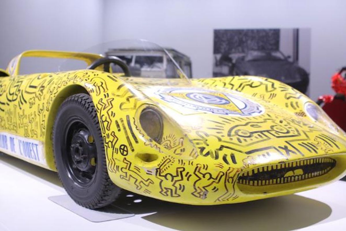 Keith Haring auto exhibit