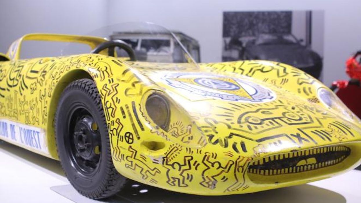 Keith Haring auto exhibit