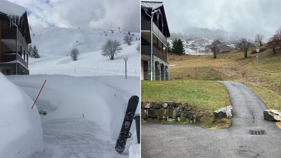 Lack of snow shutters European ski resorts