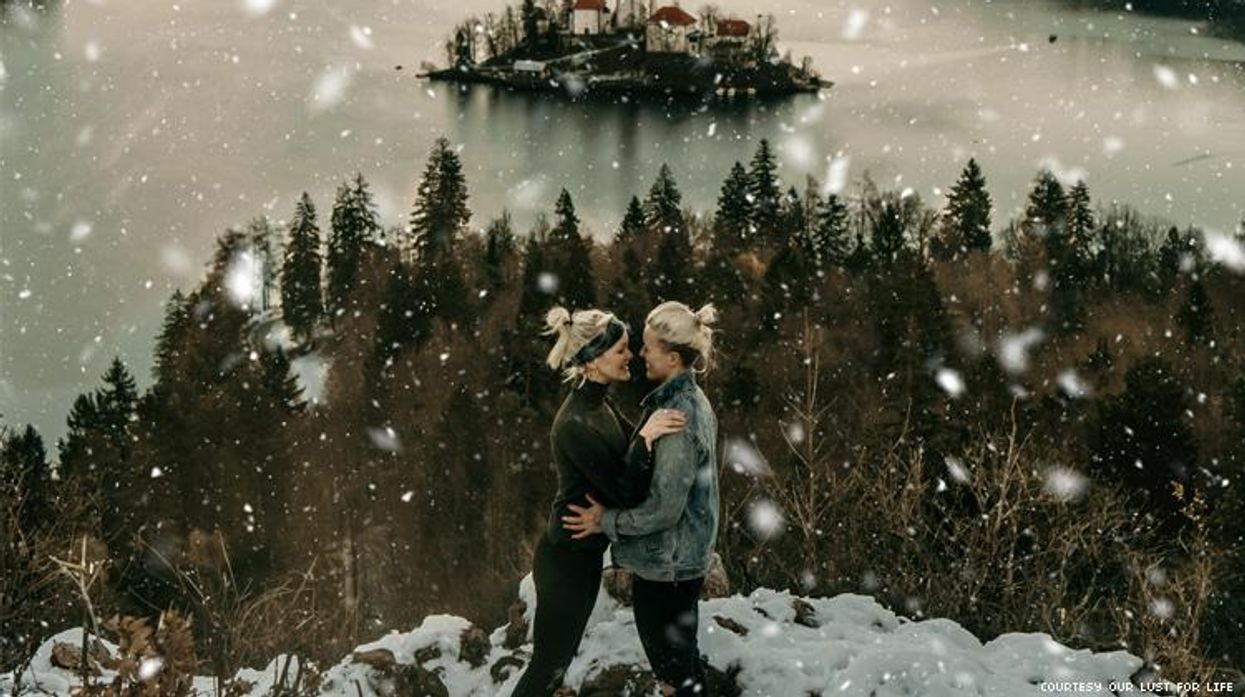 Lake Bled Charlotte and Natalie