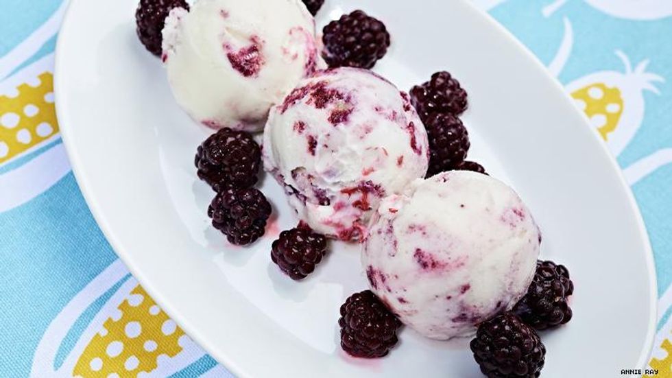 Lick Dewberry Corn Cobbler Ice Cream