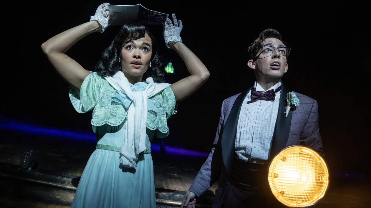 Lorna Courtney & Kevin McHale in The Rocky Horror Show.