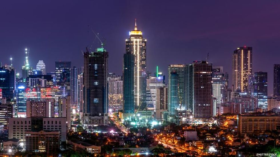 Manila at night