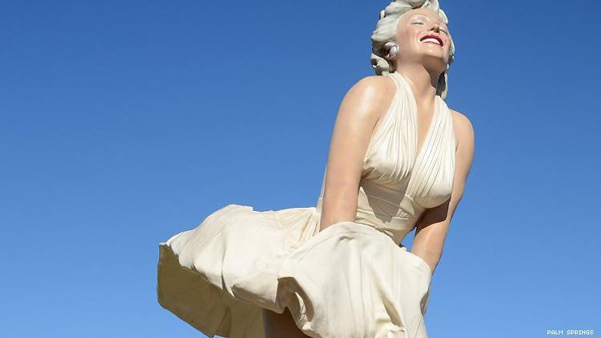 Marilyn Monroe Statue in Palm Springs