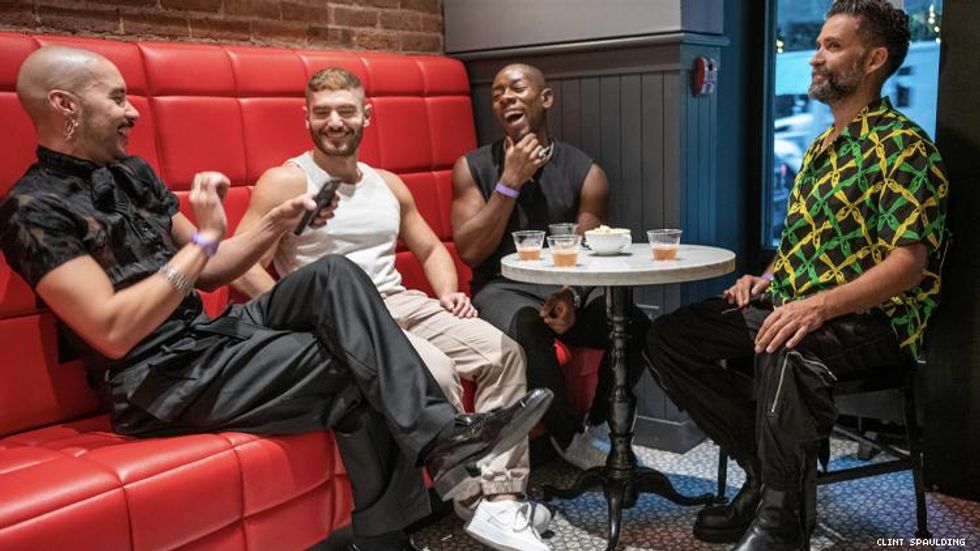 Martin Gregory Jerez left with friends