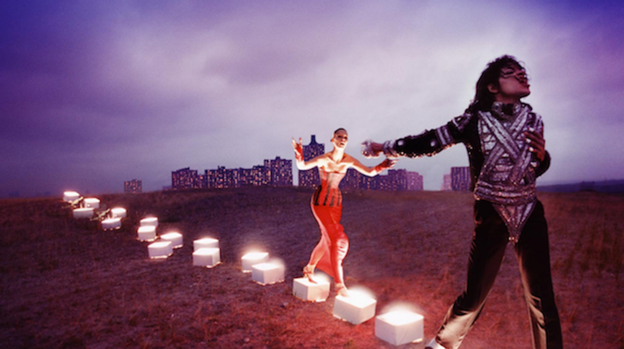 michael jackson on the wall