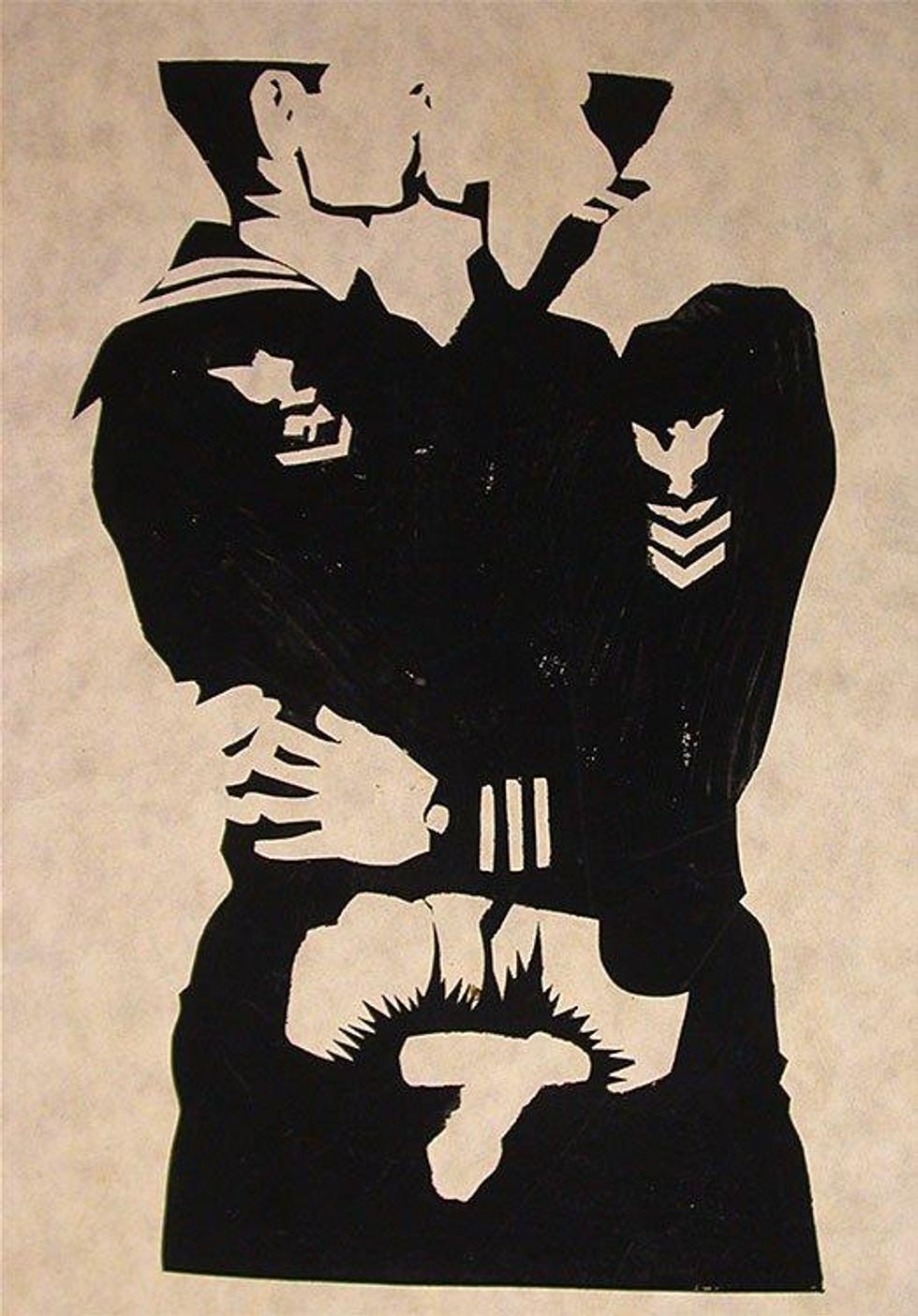 Michael Miksche, Sailors Kissing, 1950s