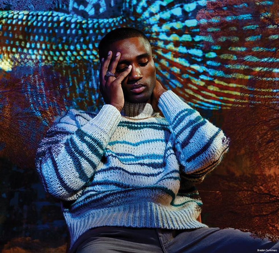 Model Tradell Hawk looks like an aquarium come to life in Braden Summers\u2019s Life Aquatic.