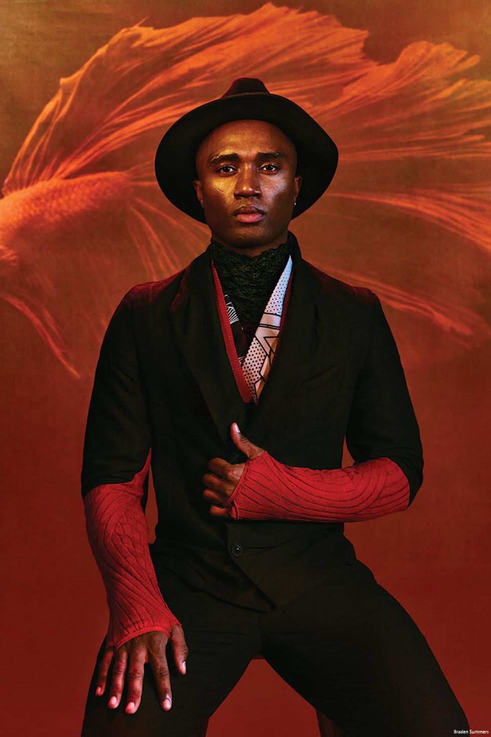 Model Tradell Hawk looks like an aquarium come to life in Braden Summers\u2019s Life Aquatic.