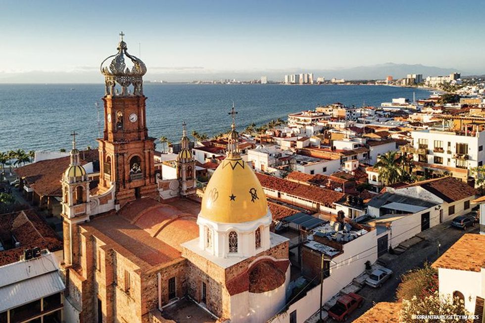 Mountaintop view of Puerto Vallarta skyline