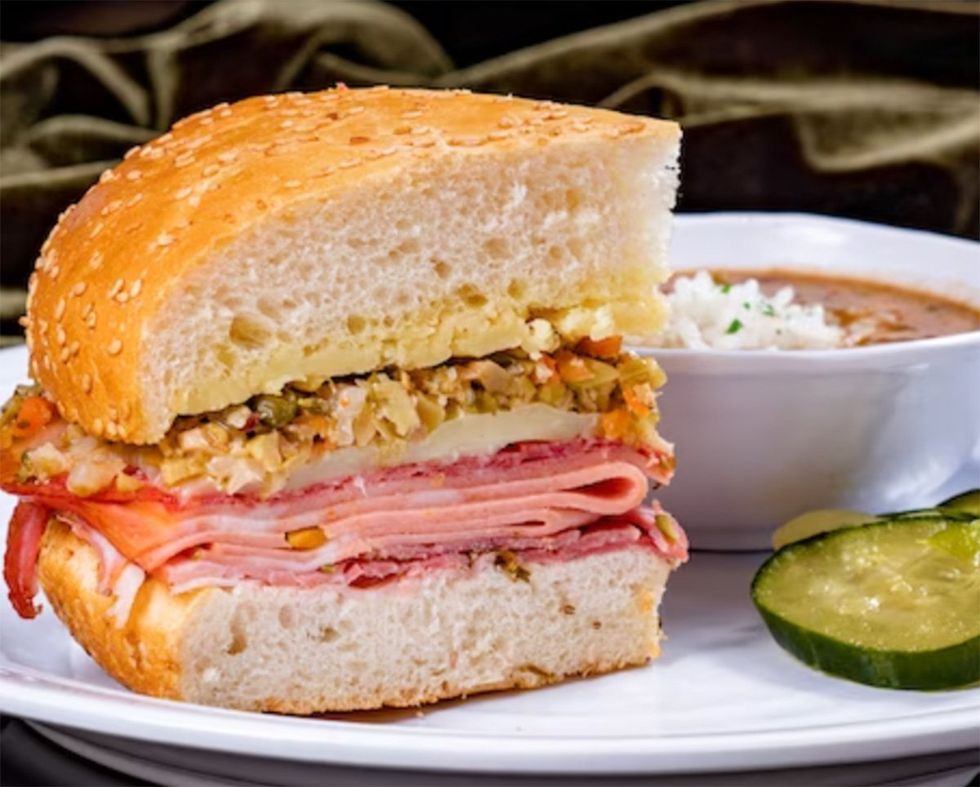 Muffuletta Sandwich - Disneyland teases menu for new Tiana's Palace restaurant