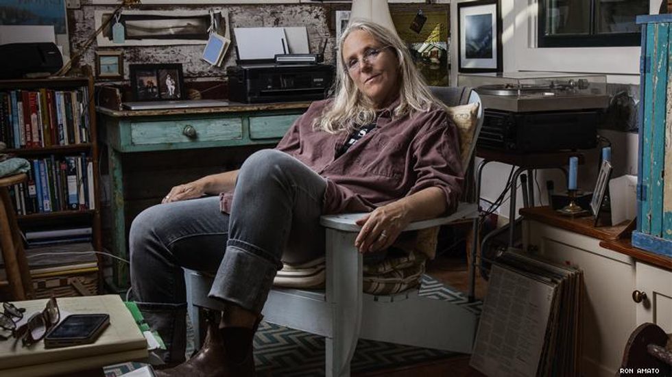 Myra Slotnick photographed by Ron Amato