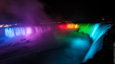 Niagara Falls To Light in Honor of Bi Visibility Day