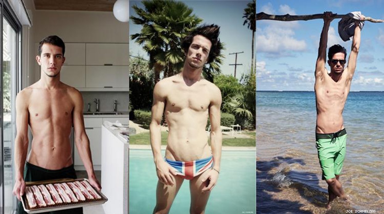 Nude white gay man Nick