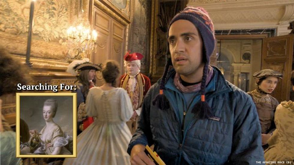 On Amazing Race 32 James seeks some art work in a museum