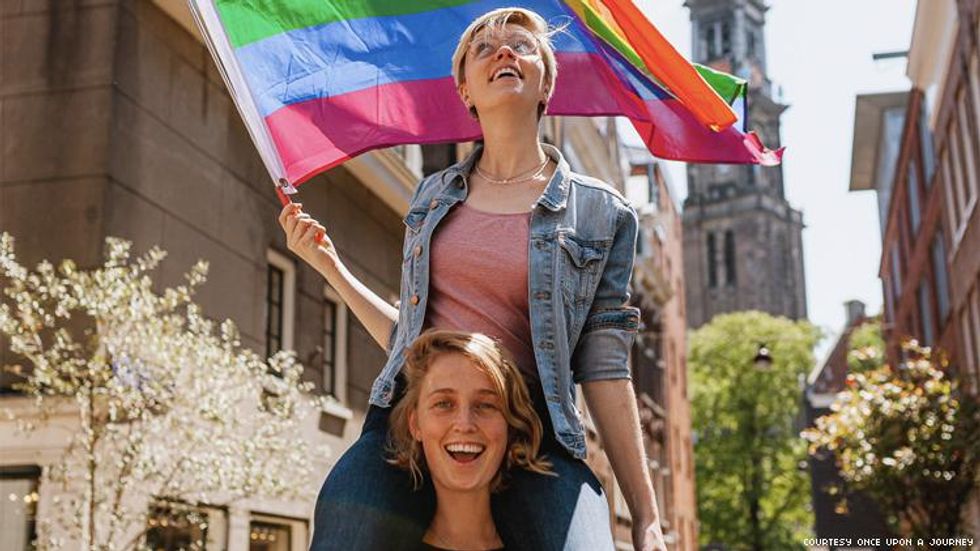 Once Upon a Journey couple in Amsterdam