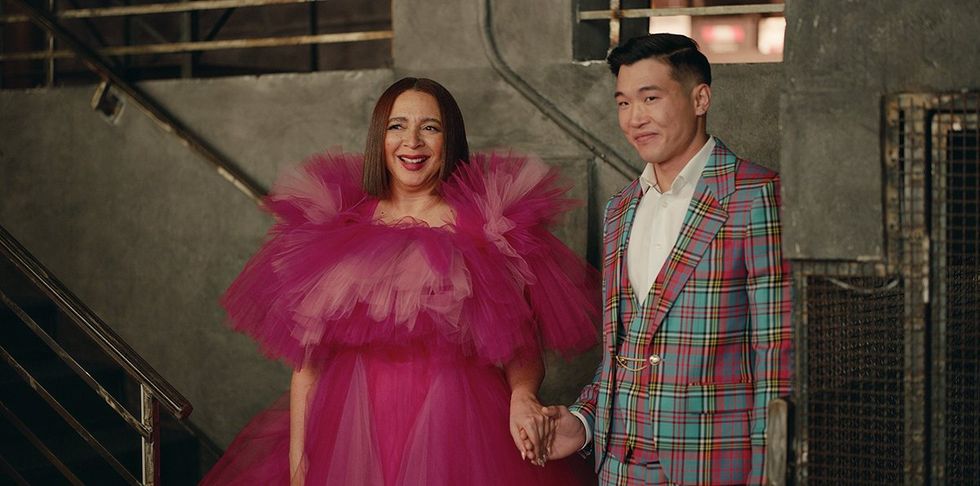 Out and About with Joel Kim Booster \u2013 Maya Rudolph and Joel Kim Booster in "Loot," now streaming on Apple TV+