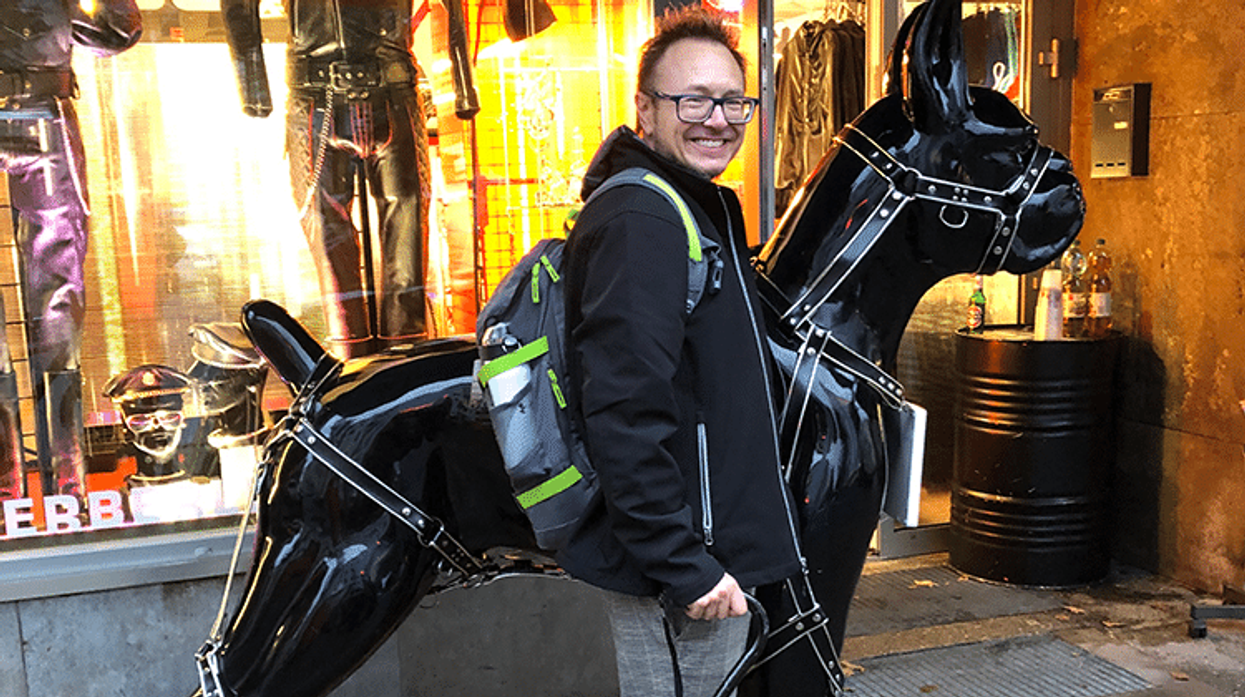 Out Traveler Editor Jacob Anderson-Minshall in Berlin