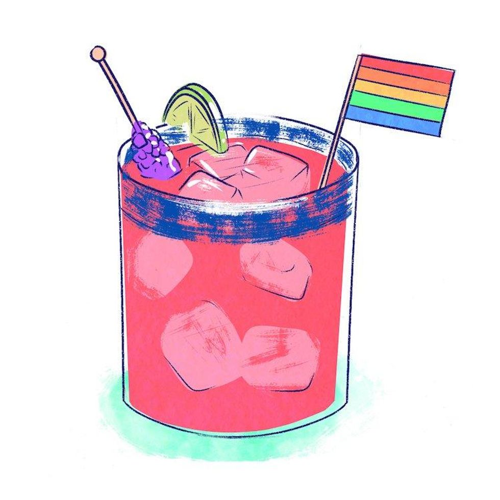 Pomegranate Pride Margarita