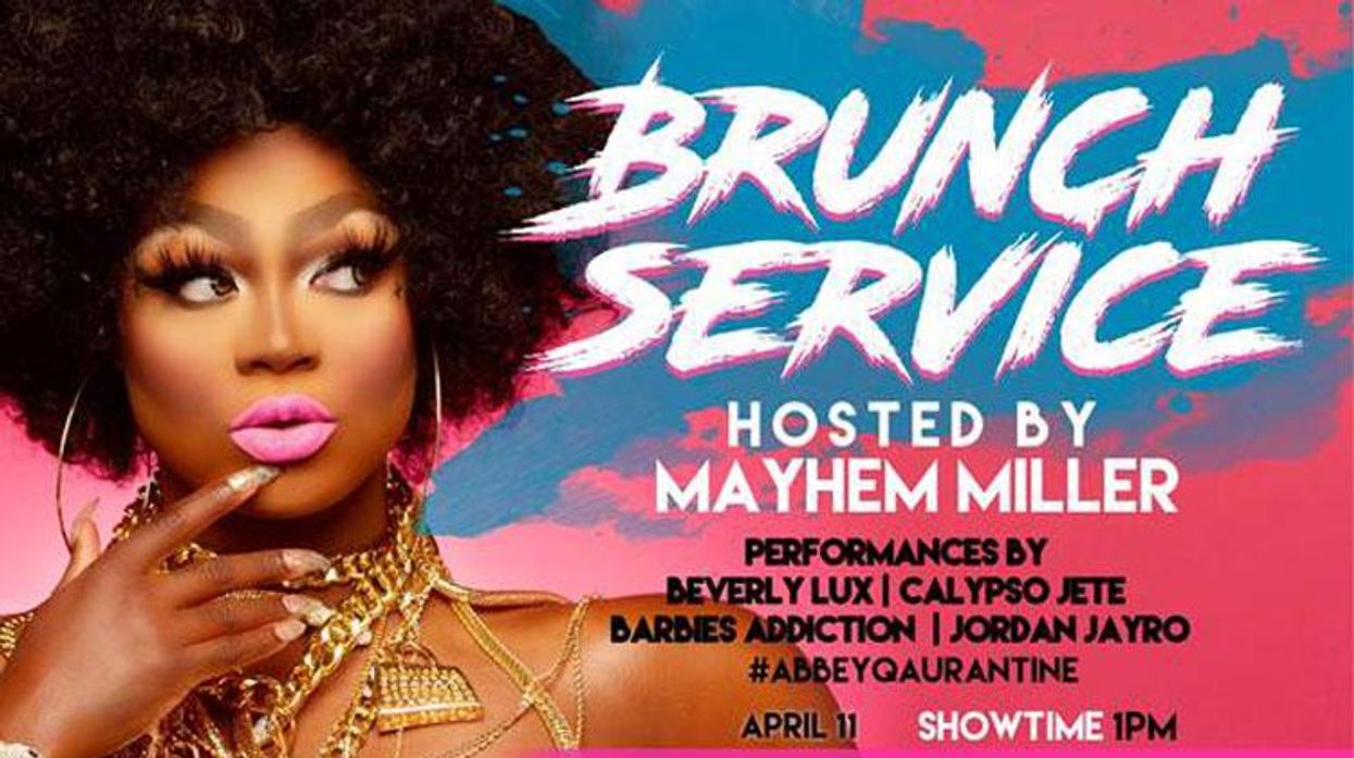 Poster for the Abbey's Drag Show Brunch