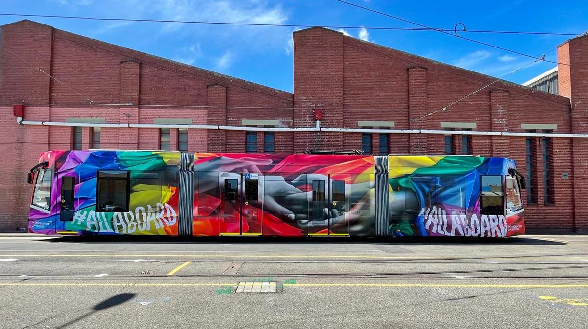 Melbourne Unveils New Pride Streetcar