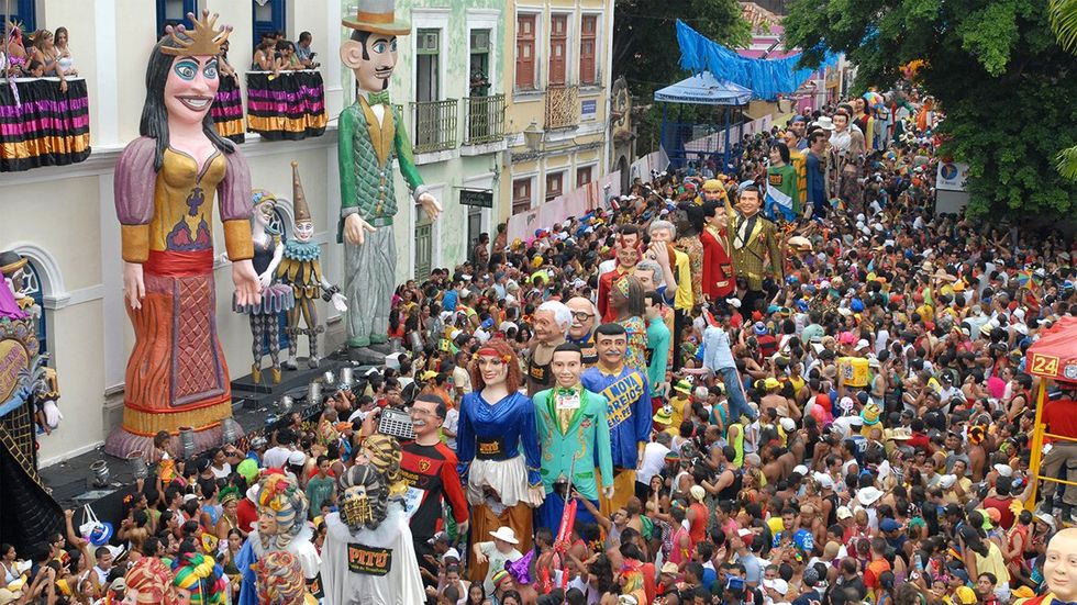 Puppets of Carnival in Olinda, Brazil