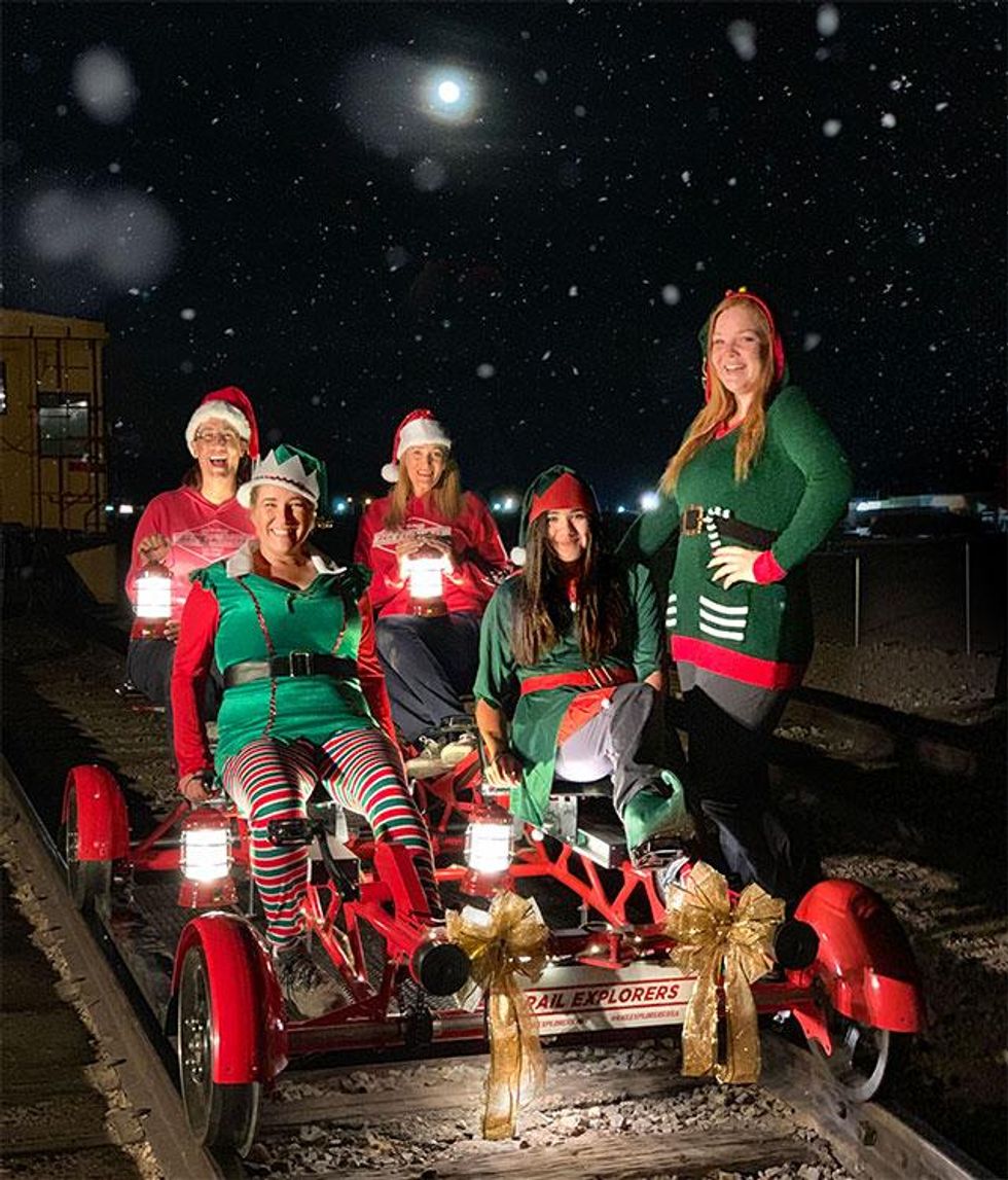 Rail Explorers Holiday Sunset Tour