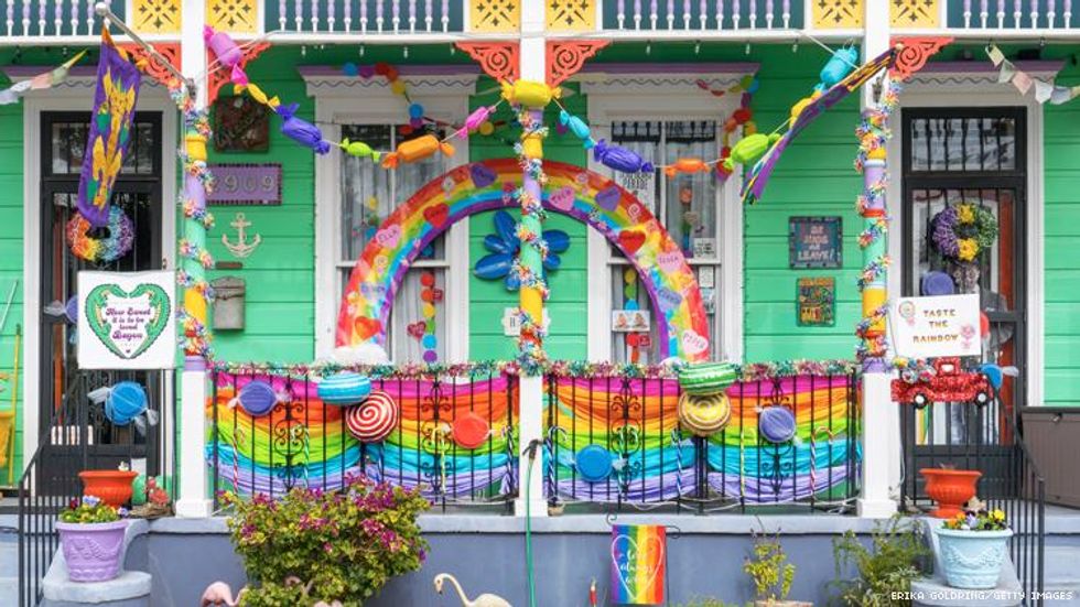 Rainbow Mardi Gras House