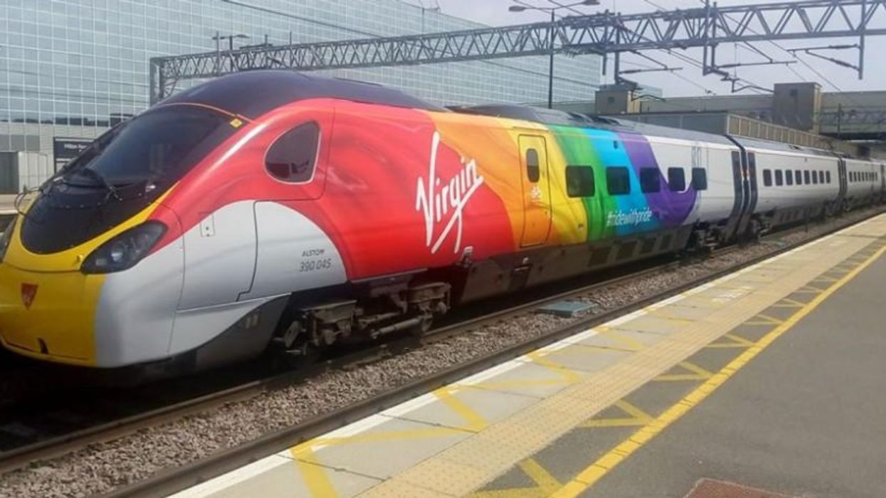 rainbow train lgbt gay Virgin