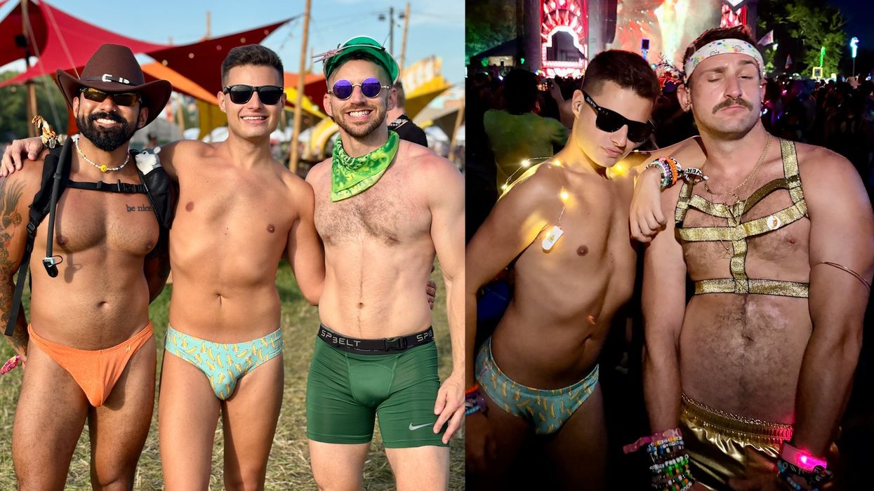 Ricky Cornish at Electric Forest with friends.