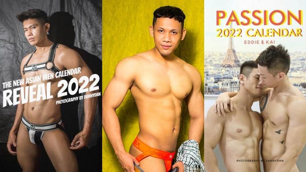 Ring in the New Year with the Reveal and Passion 2022 calendars from New Asian Men and photographer Dannydan