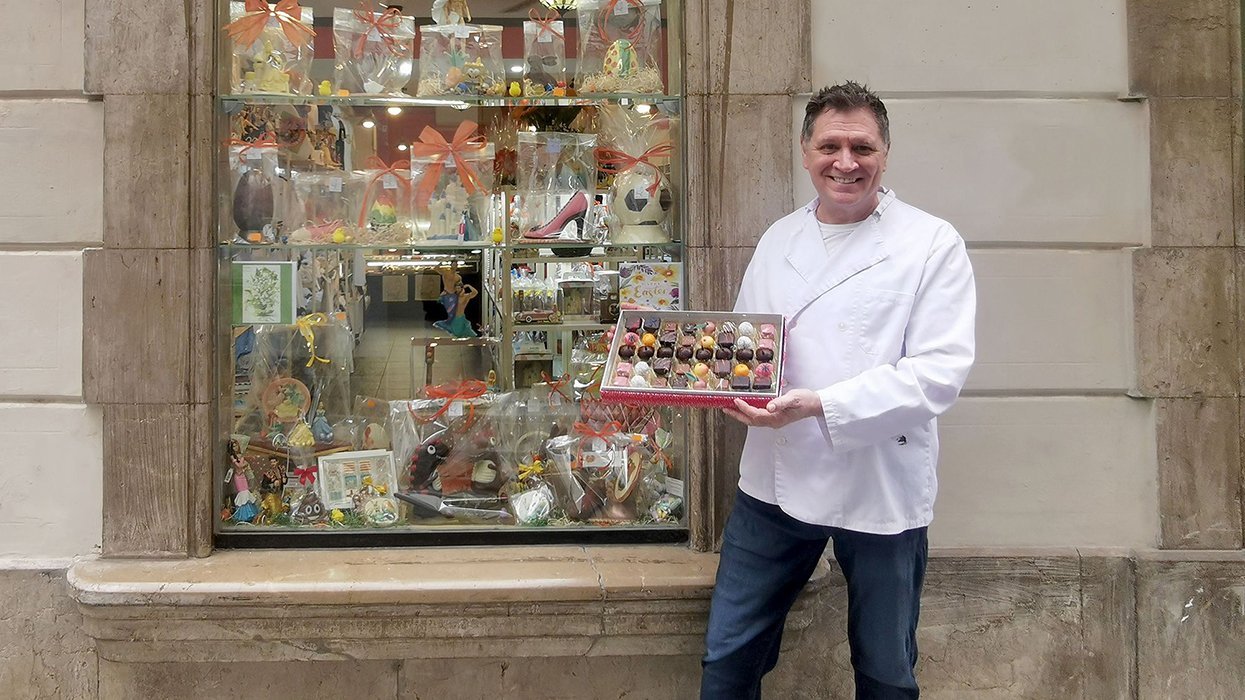 Robert Webber and his husband opened a chocolate shop in the Spanish town of Sitges.