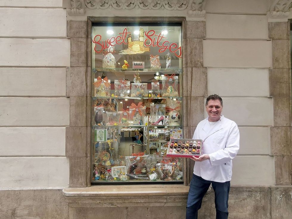 Robert Webber and his husband opened a chocolate shop in the Spanish town of Sitges