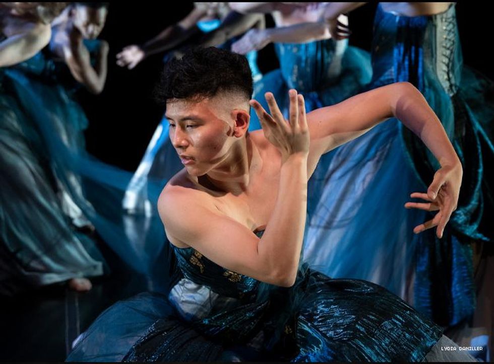 Sean Dorsey Dance's David Le performs in The Lost Art of Dreaming