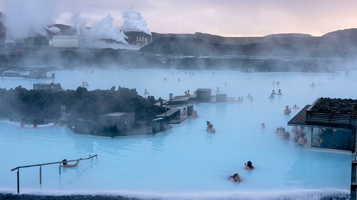 Seismic activity sparks evacuation of Iceland’s famed Blue Lagoon seen here – Experts warn an eruption of magma could take place within hours.