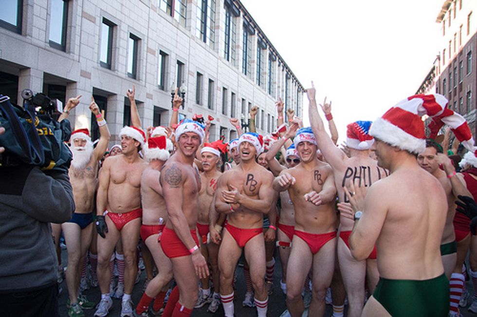 Sexy Santa Speedo Gay Christmas Event