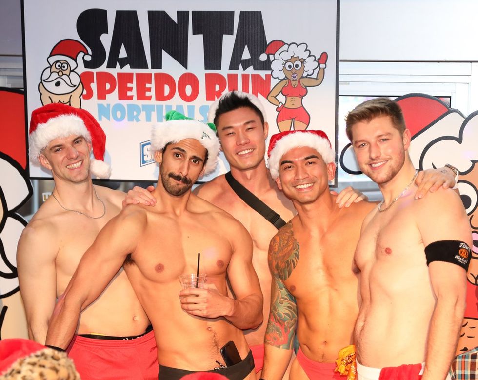 Sidetrack Chicago Santa Speedo Run 2023