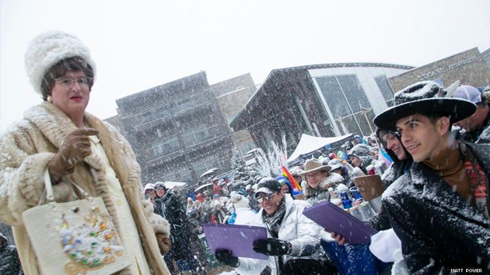 Sister Helen Holy in 2020 Aspen Gay Ski Week