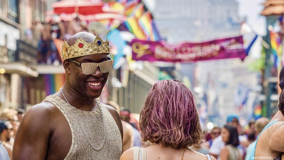 Southern Decadence 2017 Black man in crown
