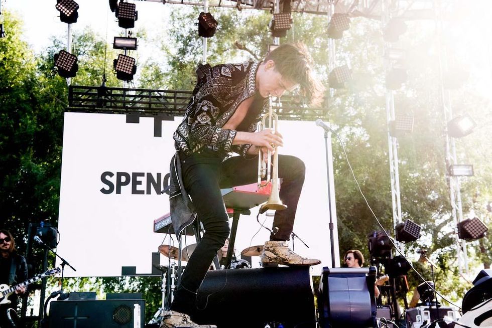 Spencer Ludwig performs at LA Pride
