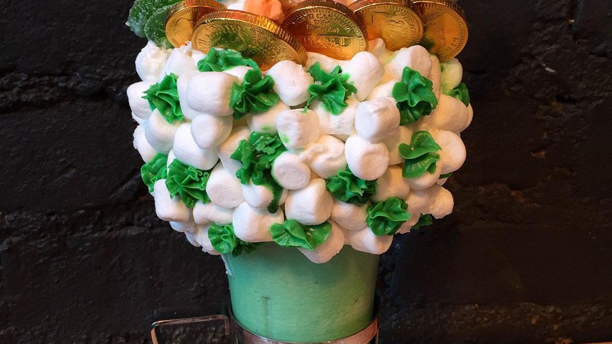 St Patrick's Day Milkshake from Black Tap NYC