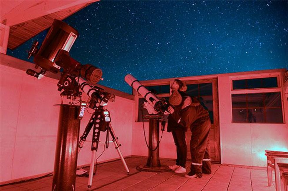 stargazing at Iceland's Hotel Ranga