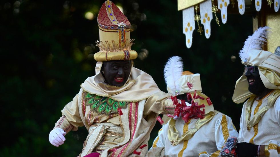 The 3 Kings Parade includes people in blackface