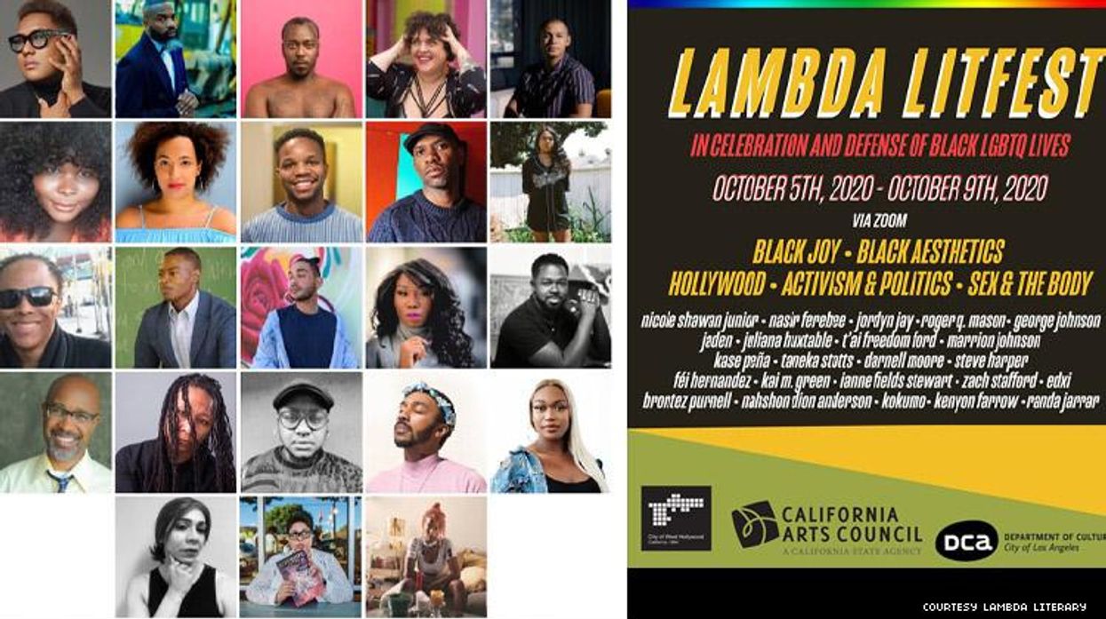 The all Black line-up for Lambda LitFest 2020 celebration of LGBTQ authors