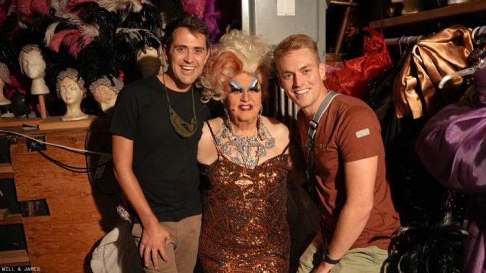 The Amazing Race's Will & James meet Darcelle XV, the world's oldest working drag queen, as they Get Back OUT There to Portland with Out Traveler