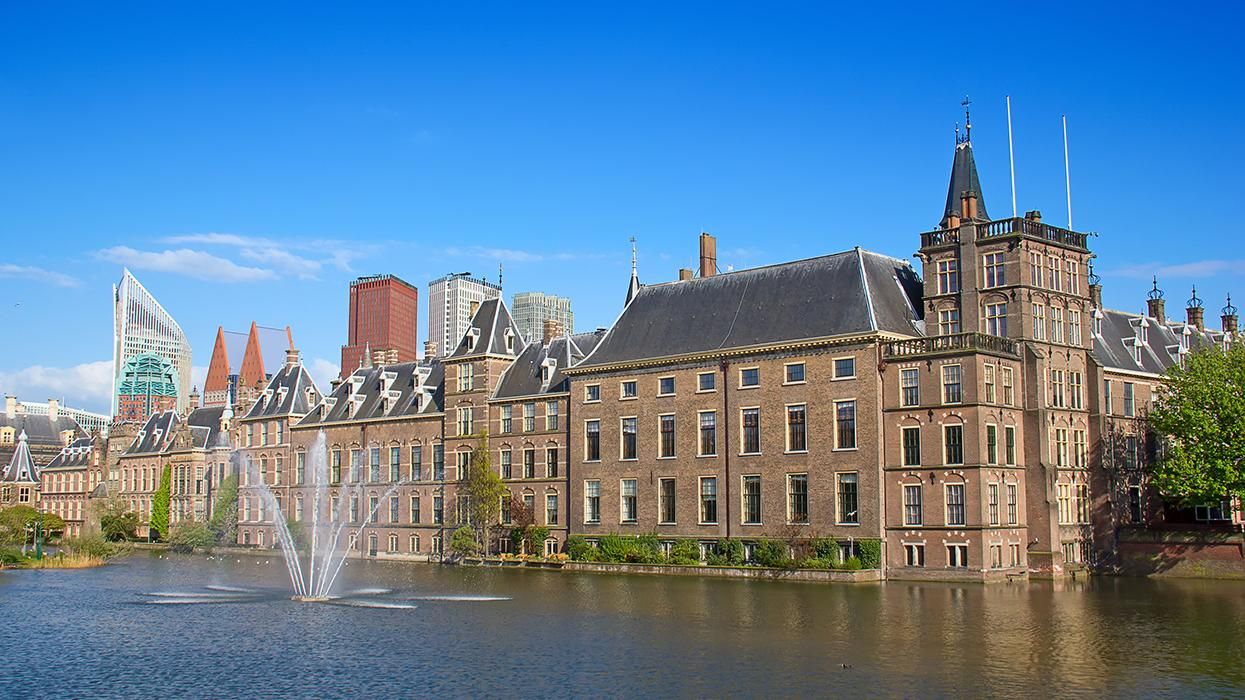 The Binnenhof is home to both houses of the Dutch parliament