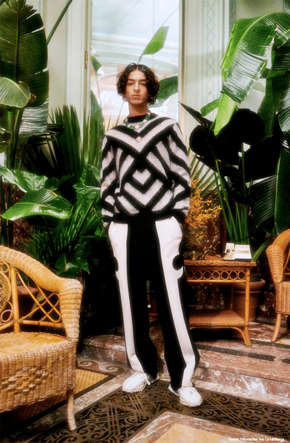 The Casablanca Fall Collection from Charaf Tajer feels like a sartorial vacation