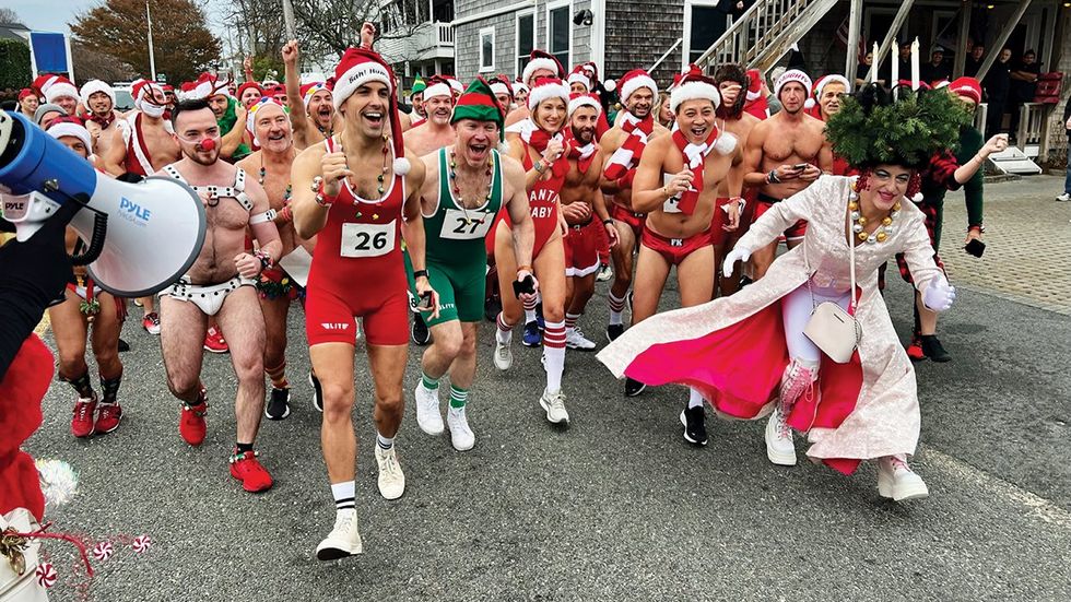 The Jingle Bell Fun Run in Provincetown