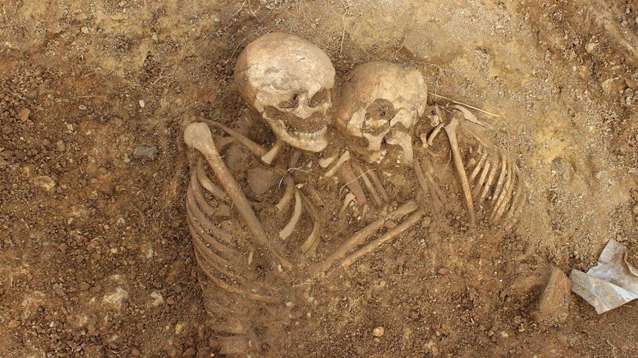 The remains of an aristocratic Roman woman was found recently in the U.K.